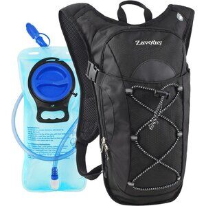 Zavothy Hydration Backpack With 2L Water Bladder For Hiking & Cycling Running